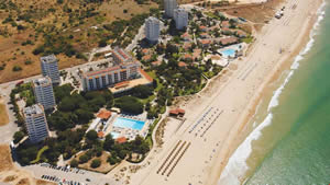 ariel view of the Pestan Dom Joao Villas, Alvor, Algarve