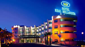 the real bellavista hotel & spa, albufeira at night