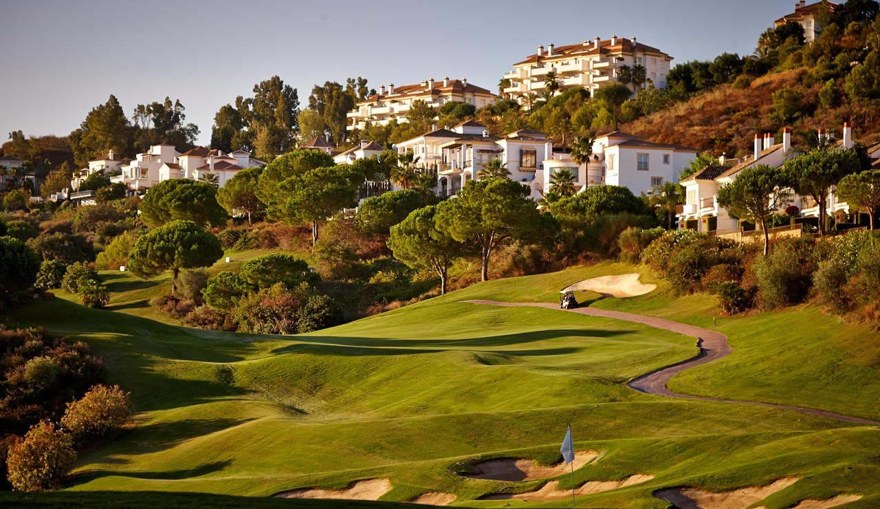 buggy on the La Cala Asia golf course