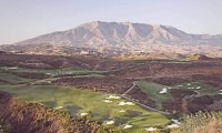 a view of the first 3 holes on la cala europa course